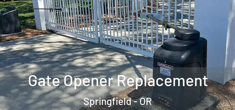 Gate Opener Replacement Springfield - OR