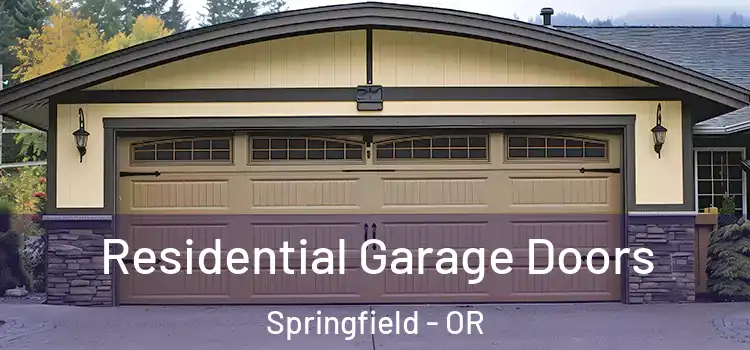  Residential Garage Doors Springfield - OR