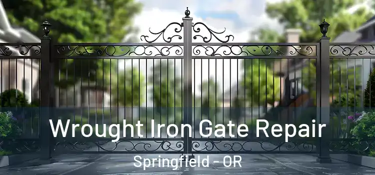 Wrought Iron Gate Repair Springfield - OR